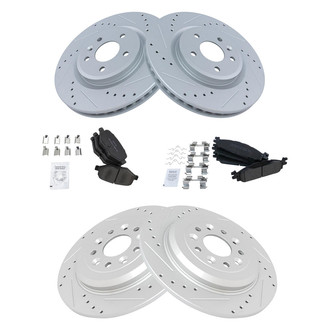 TRQ® - Performance Semi-Metallic Brake Kit
