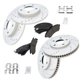 TRQ® - Performance Ceramic Brake Kit