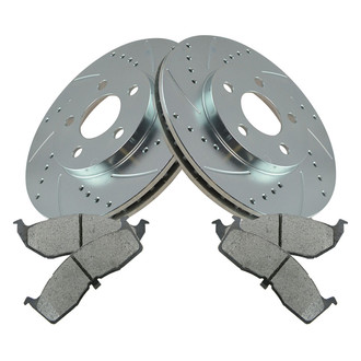 TRQ® - Performance Semi-Metallic Brake Kit