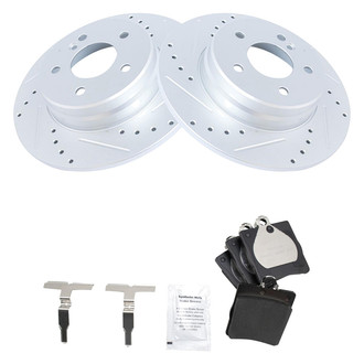 TRQ® - Performance Ceramic Rear Brake Kit