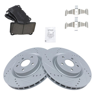 TRQ® - Performance Ceramic Front Brake Kit