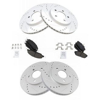 TRQ® - Performance Ceramic Brake Kit