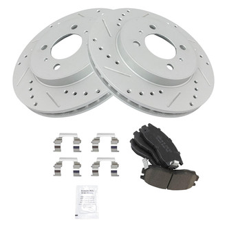 TRQ® - Performance Ceramic Front Brake Kit
