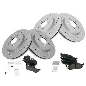 TRQ® - Performance Ceramic Brake Kit