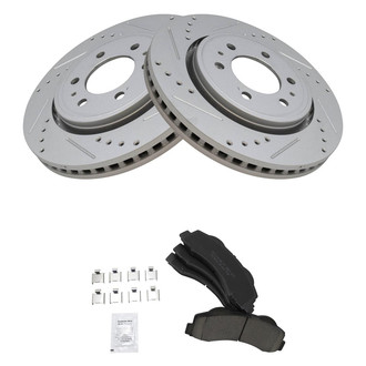 TRQ® - Performance Ceramic Front Brake Kit