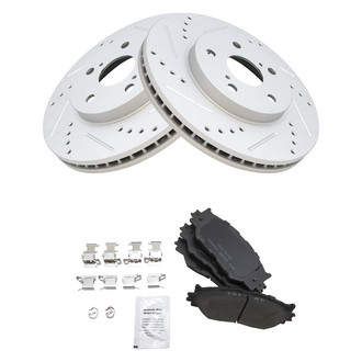 TRQ® - Performance Ceramic Front Brake Kit