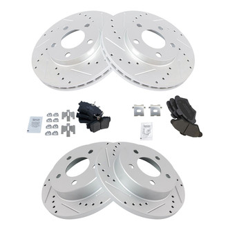 TRQ® - Performance Ceramic Brake Kit