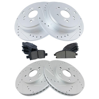 TRQ® - Performance Ceramic Brake Kit