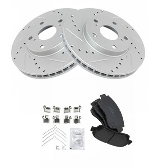 TRQ® - Performance Ceramic Front Brake Kit