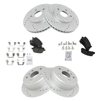 TRQ® - Performance Ceramic Brake Kit