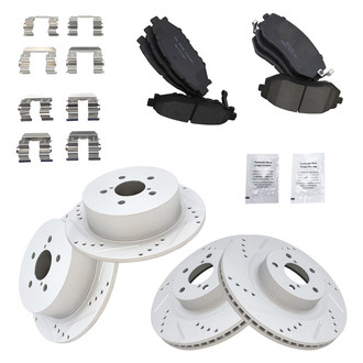 TRQ® - Performance Ceramic Brake Kit