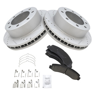TRQ® - Performance Ceramic Front Brake Kit