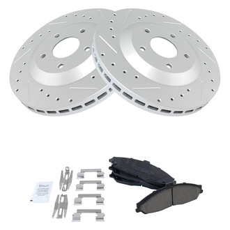 TRQ® - Performance Ceramic Front Brake Kit