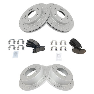 TRQ® - Performance Ceramic Brake Kit
