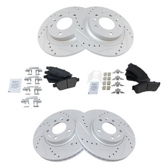 TRQ® - Performance Semi-Metallic Brake Kit