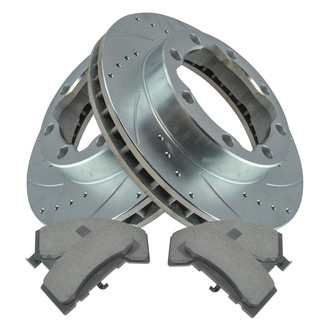 TRQ® - Performance Ceramic Front Brake Kit