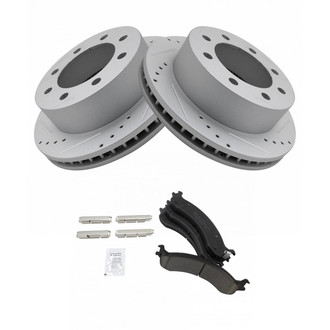 TRQ® - Performance Ceramic Front Brake Kit