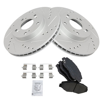 TRQ® - Performance Ceramic Front Brake Kit