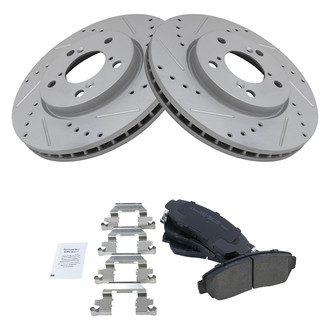 TRQ® - Performance Ceramic Front Brake Kit