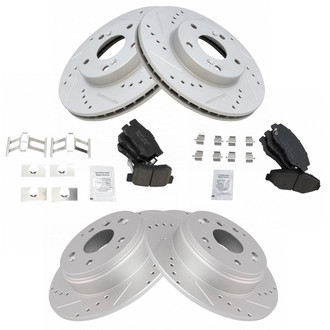 TRQ® - Performance Ceramic Brake Kit