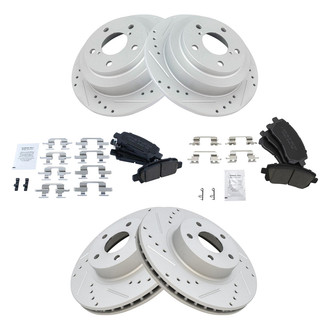 TRQ® - Performance Ceramic Brake Kit
