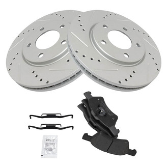 TRQ® - Performance Semi-Metallic Front Brake Kit