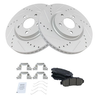 TRQ® - Performance Ceramic Front Brake Kit