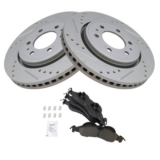 TRQ® - Performance Ceramic Front Brake Kit