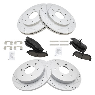 TRQ® - Performance Ceramic Brake Kit