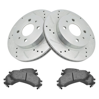 TRQ® - Performance Ceramic Front Brake Kit