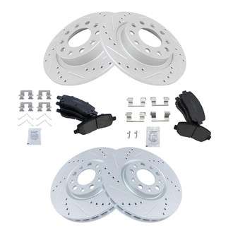 TRQ® - Performance Ceramic Brake Kit