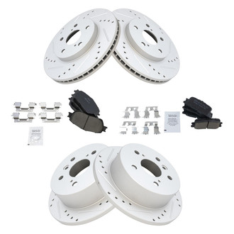 TRQ® - Performance Ceramic Brake Kit