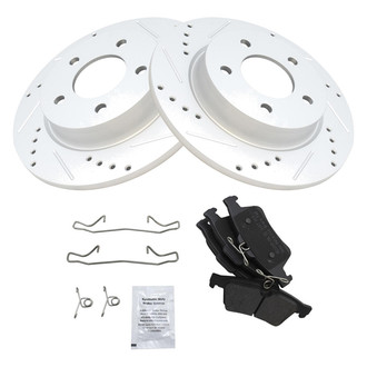 TRQ® - Performance Semi-Metallic Rear Brake Kit