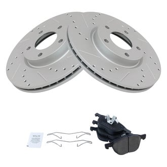 TRQ® - Performance Ceramic Front Brake Kit