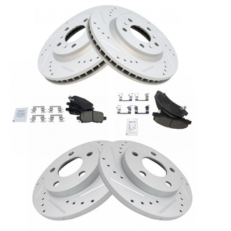 TRQ® - Performance Ceramic Brake Kit