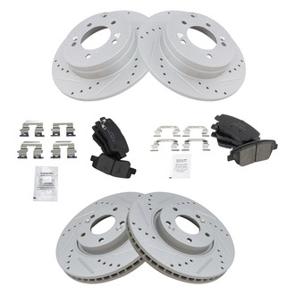 TRQ® - Performance Ceramic Brake Kit