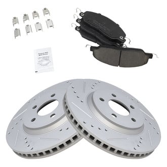 TRQ® - Performance Ceramic Front Brake Kit