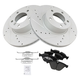 TRQ® - Performance Ceramic Front Brake Kit