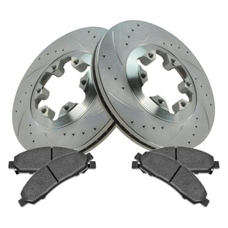 TRQ® - Performance Semi-Metallic Brake Kit
