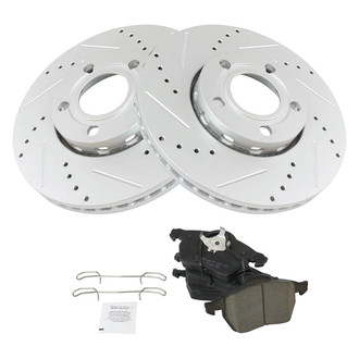 TRQ® - Performance Ceramic Front Brake Kit