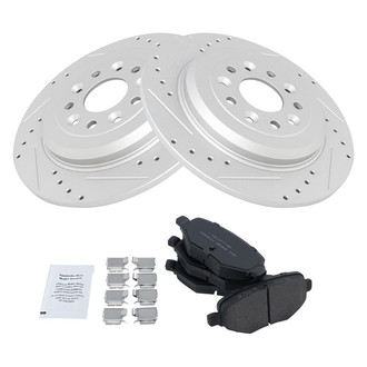 TRQ® - Performance Ceramic Rear Brake Kit