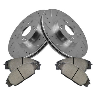 TRQ® - Performance Ceramic Front Brake Kit