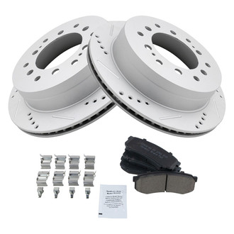 TRQ® - Performance Ceramic Rear Brake Kit