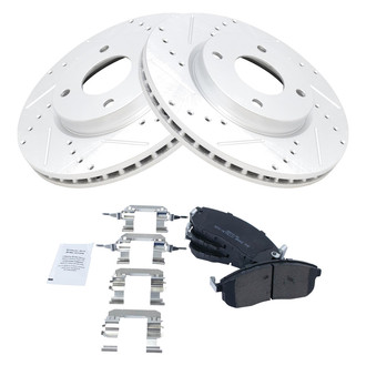 TRQ® - Performance Semi-Metallic Brake Kit