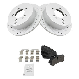 TRQ® - Performance Semi-Metallic Brake Kit
