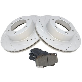 TRQ® - Performance Ceramic Front Brake Kit