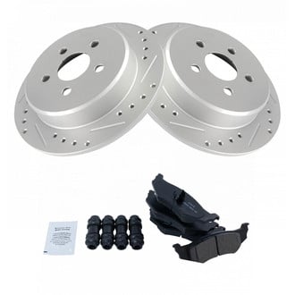 TRQ® - Performance Ceramic Rear Brake Kit