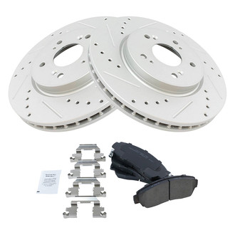 TRQ® - Performance Ceramic Front Brake Kit