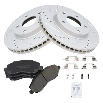 TRQ® - Performance Ceramic Front Brake Kit