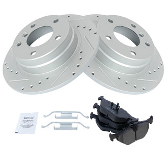 TRQ® - Performance Ceramic Rear Brake Kit